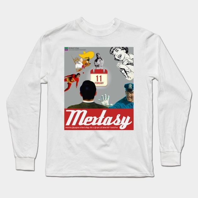 Richland College Mextasy Poster Long Sleeve T-Shirt by mextasy